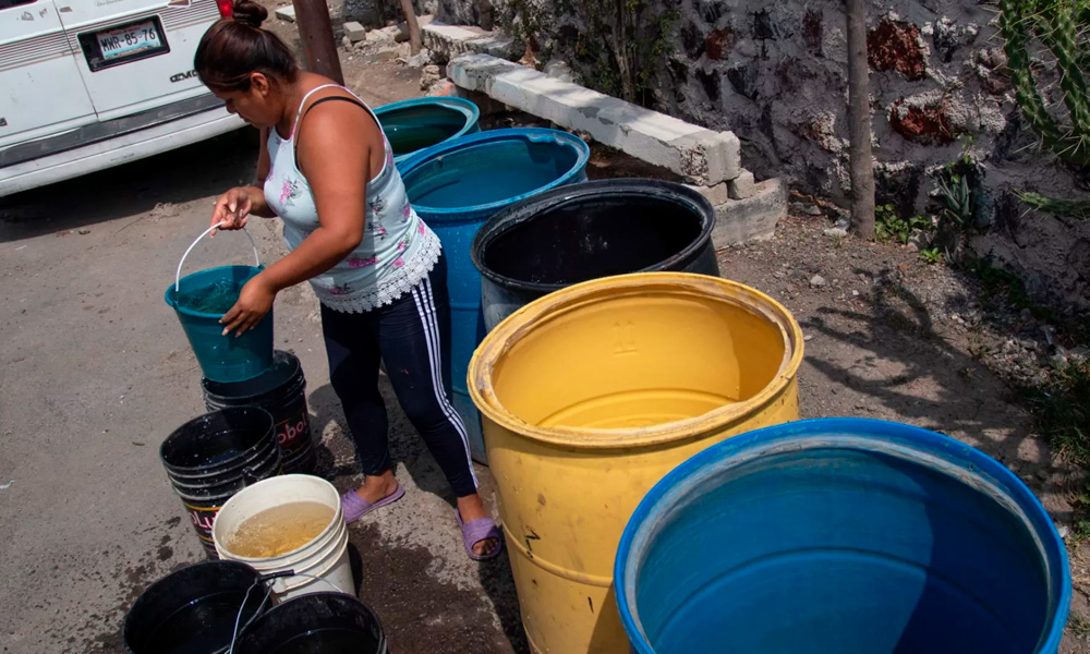 Reducción del suministro de agua en la Ciudad de México