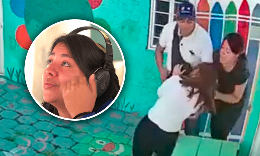 Madre que golpeó a maestra acusa a los medios de estar en prisión