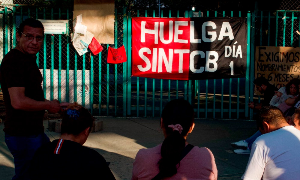 Estalla huelga del SINTCB en la Ciudad de México