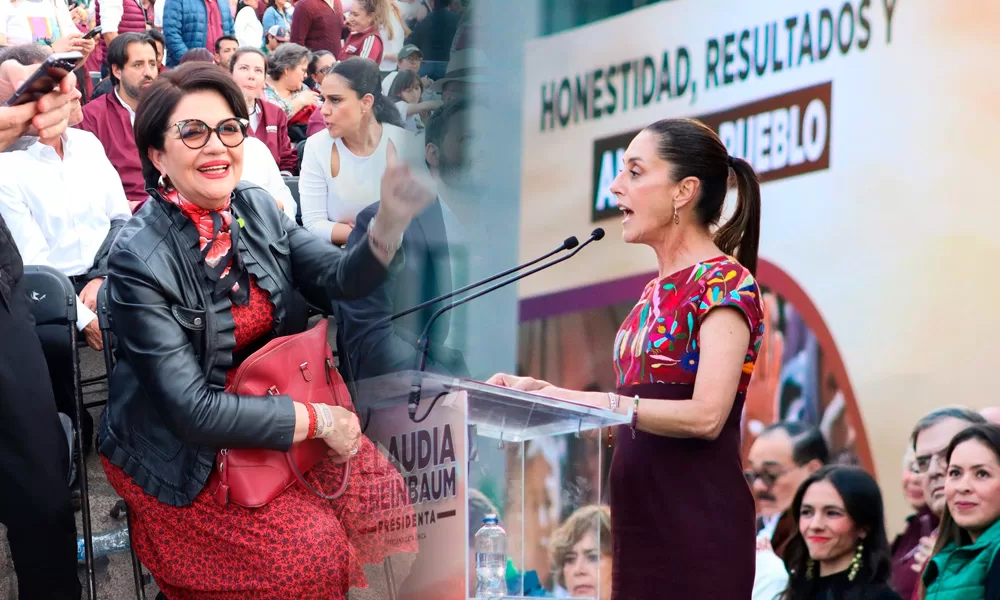 Magda Núñez celebra el cierre de precampaña de Claudia Sheinbaum