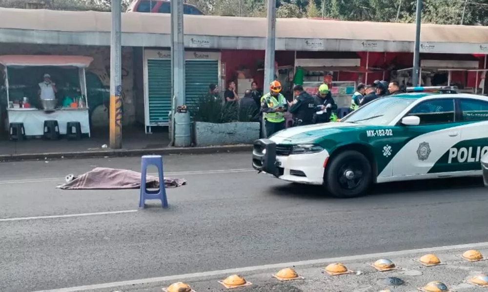 Joven mujer muere al caer de un camión en Tlalpan