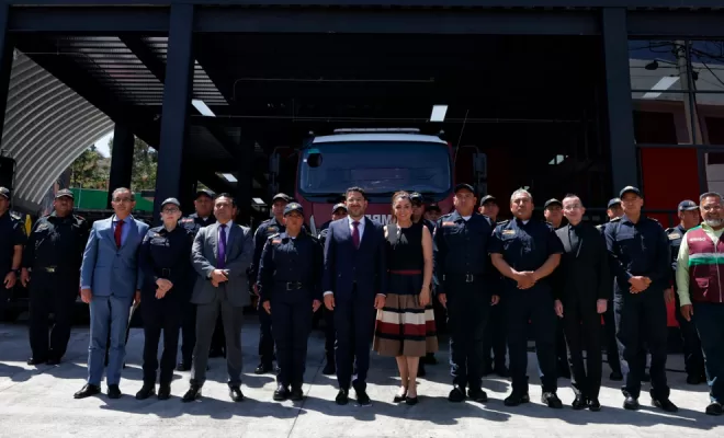 Martí Batres inaugura estación de bomberos en Milpa Alta
