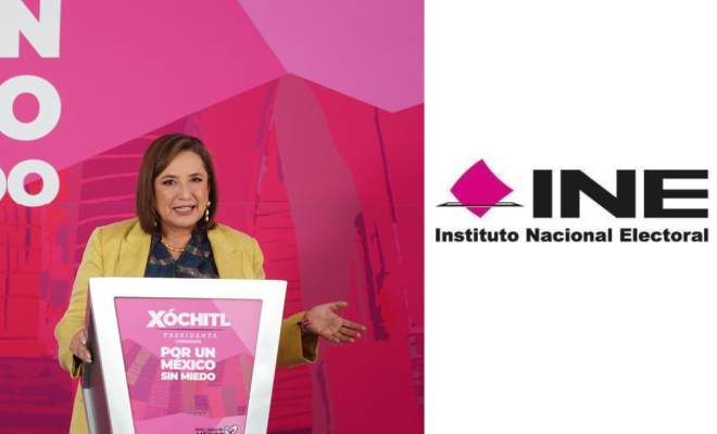 INE insta a Xóchitl Gálvez a respetar la imagen institucional