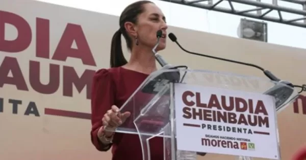 Claudia Sheinbaum promete revolución educativa en mitin en Zempoala