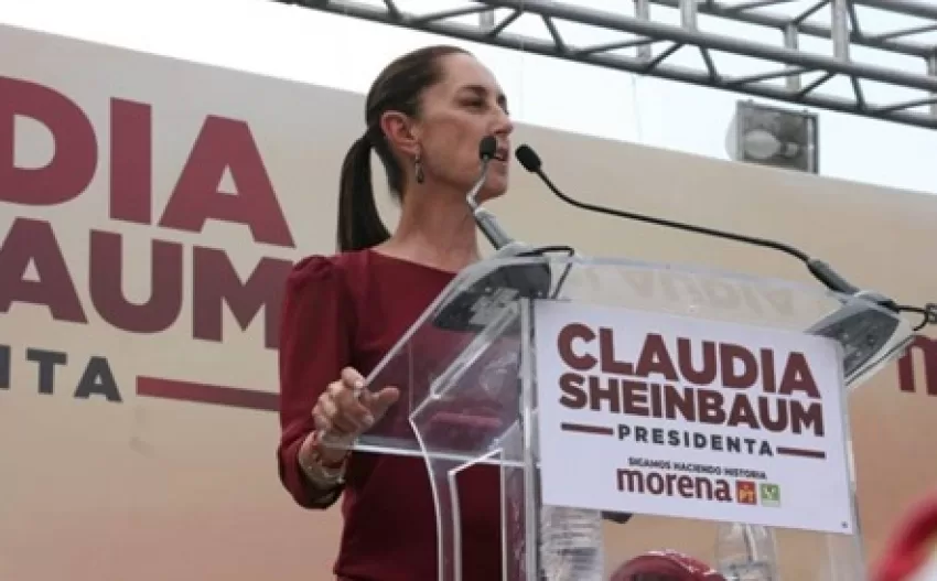 Claudia Sheinbaum promete revolución educativa en mitin en Zempoala