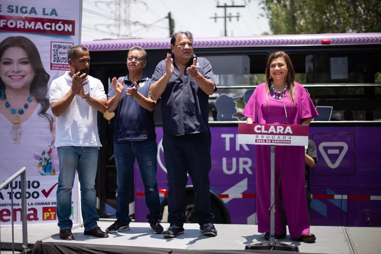 Clara Brugada, garantiza bienestar vehicular en transporte público