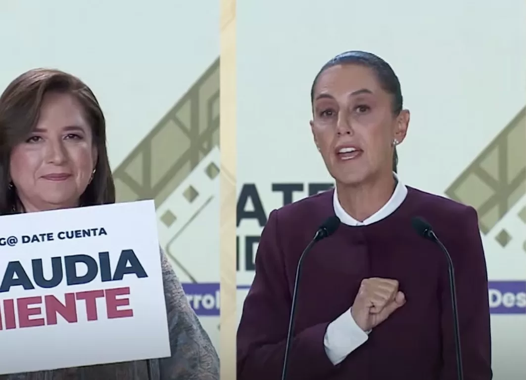 INE ordena eliminar del debate presidencial acusación de Xóchitl Gálvez contra Claudia Sheinbaum al llamarla "narcocandidata"