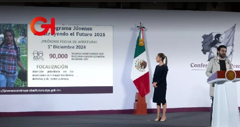 Claudia Sheinbaum inicia inscripciones al Programa Jóvenes Construyendo el Futuro 2025