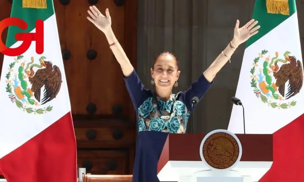 Asamblea en el Zócalo: Sheinbaum celebra pausa en aranceles de Estados Unidos